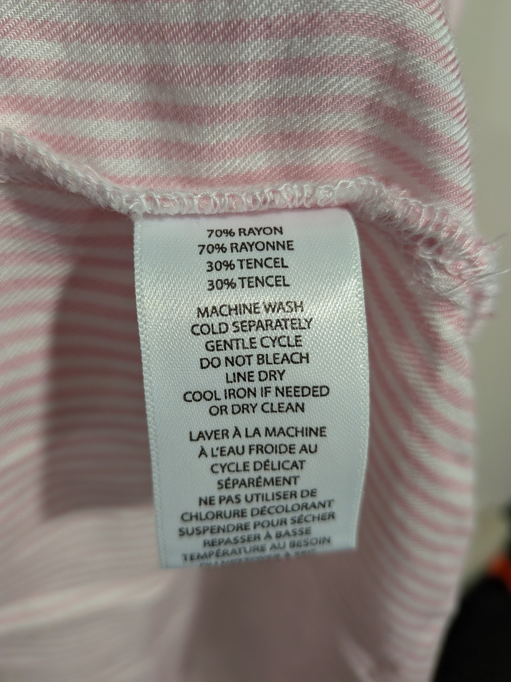 beachlunchlounge Pink and White Striped Button-Up Shirt - Picture 4 of 6
